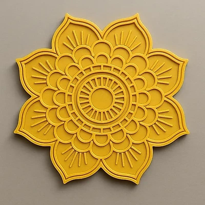 Cortador De Biscoito Com Forma de  MANDALA 2